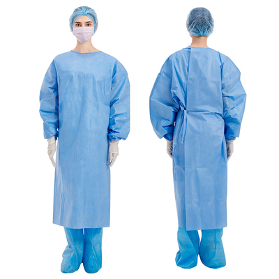 肋骨の袖口AAMIのレベル3が付いている生殖不能の使い捨て可能な分離の手術衣