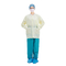 病院の袖口および襟足が付いている非編まれた使い捨て可能な実験室のコート