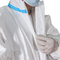 M-4XL 55-70gsm PPEの使い捨て可能な医学の保護つなぎ服
